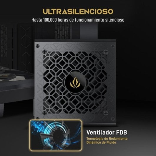 Forgeon Reactor 1000 Cybenetics Platinum ATX 3.1 PCIe 5.1 Full Modular Fuente de Alimentación Negra