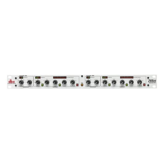 Compressore dbx 266xs Bianco 20-20000 Hz Uscita cuffie 15 W Rack 146x482,6x44,5 mm