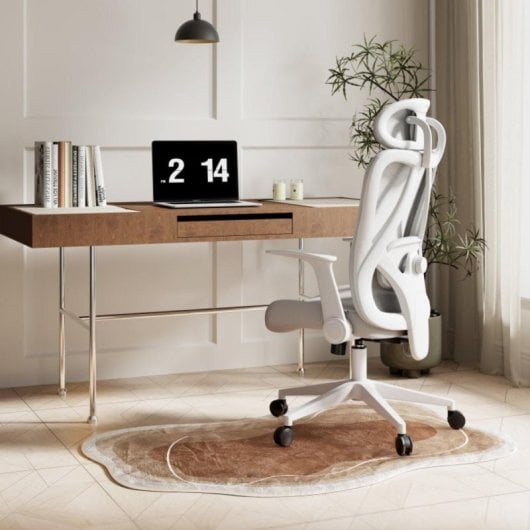 Silla ergonómica Sense7 Noxo respaldo malla reposabrazos abatibles gris y negro