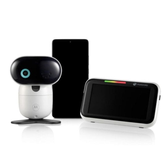 Vigilabebés Motorola PIP1710 CONNECT Pantalla táctil 5" Cámara motorizada Wi-Fi BeyondCry