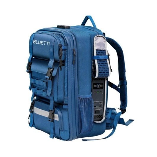 Mochila Bluetti Handsfree 2 60L Estación Energía Integrada Paneles Solares Modular