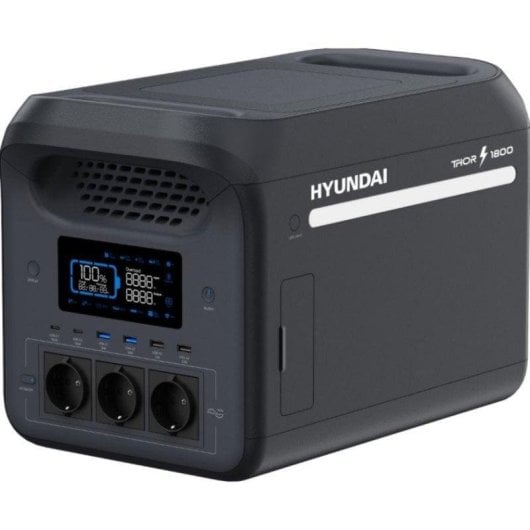 Estacion de energia Hyundai Thor 1800 LiFePO4 1229Wh 1800W UPS WiFi Control App