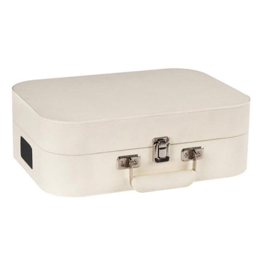 Denver VPL-130 platenspeler 2 x 1 W RMS USB AUX direct drive beige