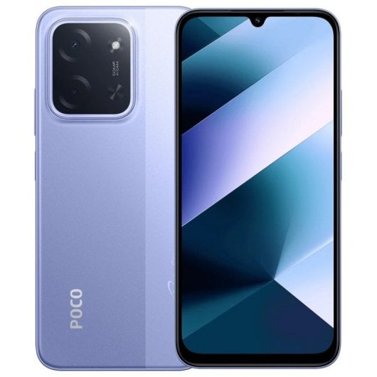 POCO C85 6 Go 128 Go 6,9 pouces 120 Hz Double SIM 4G 6 000 mAh 33 W 50 MP IP64 Android 15 Violet