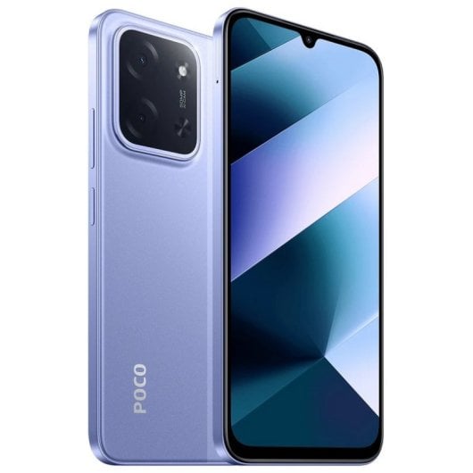 POCO C85 6 Go 128 Go 6,9 pouces 120 Hz Double SIM 4G 6 000 mAh 33 W 50 MP IP64 Android 15 Violet
