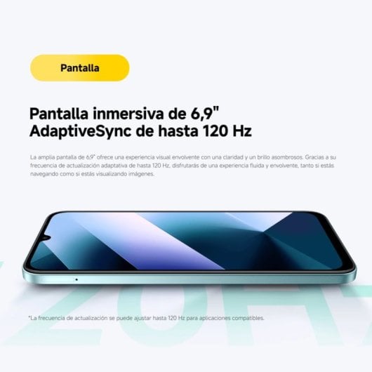 POCO C85 6 Go 128 Go 6,9 pouces 120 Hz Double SIM 4G 6 000 mAh 33 W 50 MP IP64 Android 15 Violet