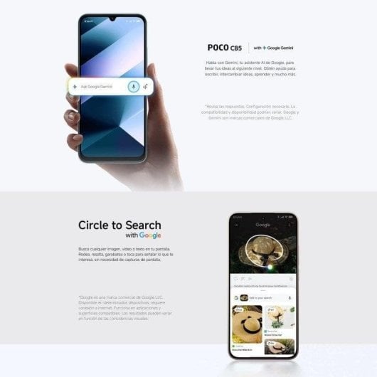 POCO C85 4G 8GB 256GB 6.9" Noir