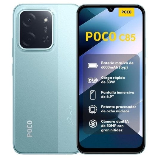 POCO C85 4G 8GB 256GB 6.9" Verde