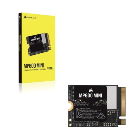 Disco Duro Corsair MP600 Mini 2TB SSD M.2 7000 MB/s PCIe 4.0 NVMe 3D TLC