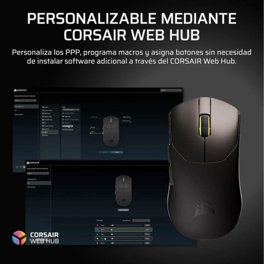 Ratón Corsair Sabre v2 Pro Ultralight Wireless 33000DPI 8000Hz Bianco Leggero