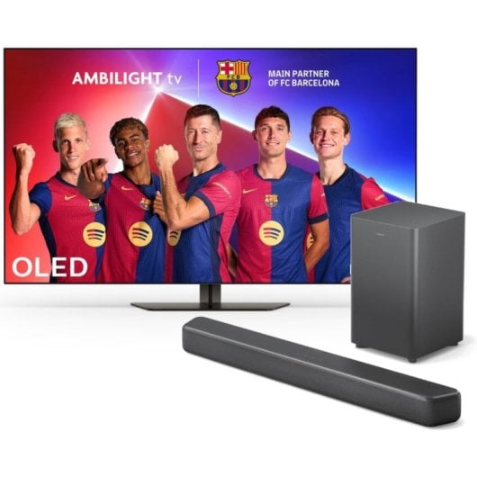 Philips 48OLED819 48" OLED UltraHD 4K HDR10+ Adaptive + Philips TAB5309 Barra de Sonido