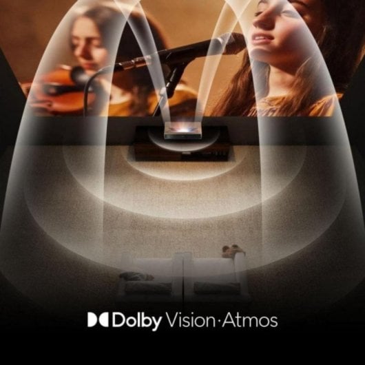 Projecteur Hisense PT1 4K UHD 2500 Lumens 150" Laser DLP Dolby Vision Smart Tiro Ultracourt