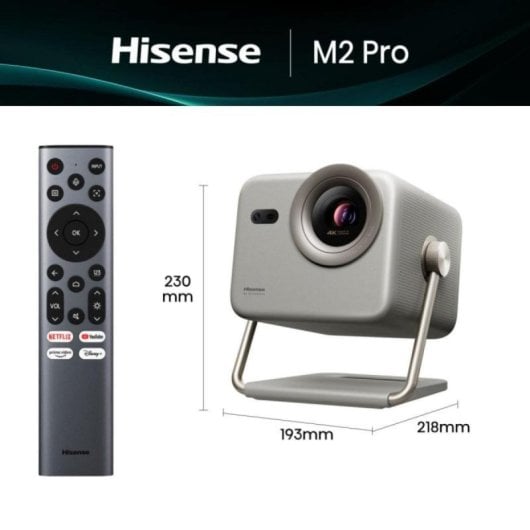 Hisense M2 Pro Mini Proyector 4K Láser Auto-Magic 2.0 HDR10+ Dolby Vision