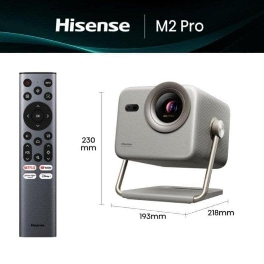 Projecteur Hisense M2 Pro 4K UHD 1300 Lumens 200" Laser DLP Smart Dolby Vision