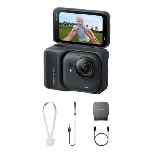 Digitalkamera Kompakt Insta360 GO Ultra 51 MP 156x Optischer Zoom 1/1.28'' Sensor 4K Touchscreen WiFi