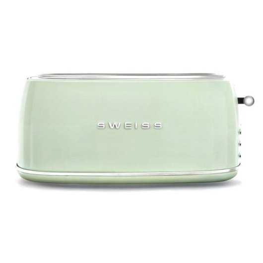 Grille-pain vintage SWEISS GRV7 Fentes larges 6 niveaux Vert