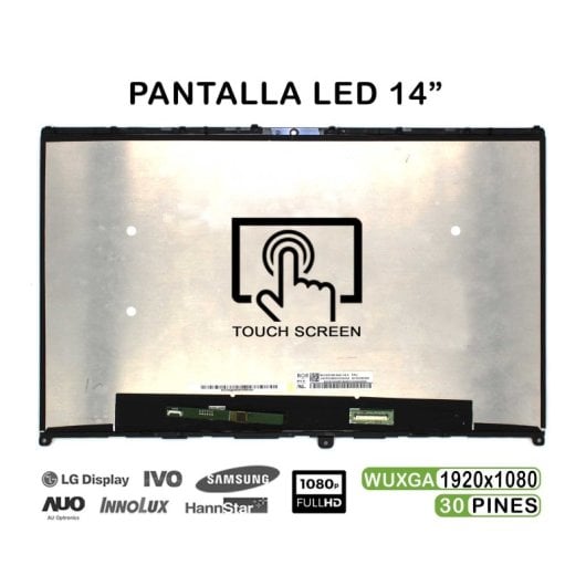 Pantalla Led Táctil Digital De 14" Para Portátil Lenovo Ideapad Flex 5-14iil05 5-14are05 5-14itl05