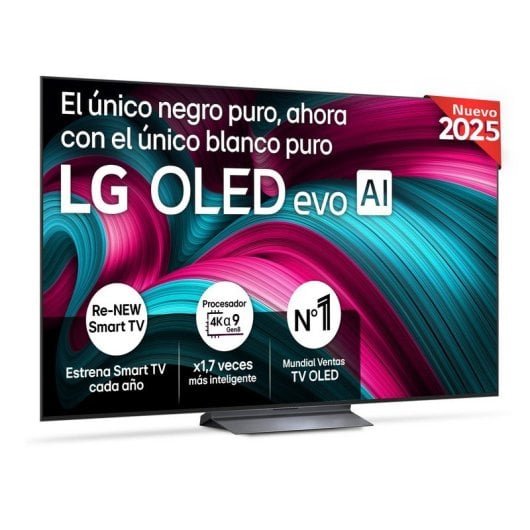 LG OLED evo OLED65C54LA 65" 4K Dolby Vision Dolby Atmos Smart TV + LG SQM1 Barra de Sonido
