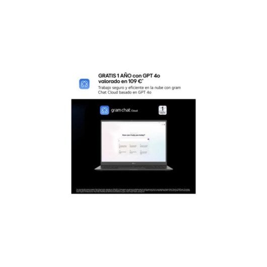 Portatil LG Gram Pro AI 16" Intel Core Ultra 7 255H 32GB 1TB SSD RTX 5050 8GB Negro IA 144Hz