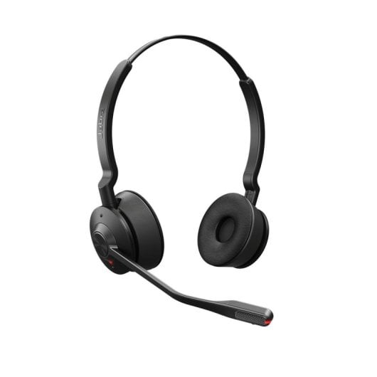 Casque Jabra sans fil DECT avec microphone antibruit, confort longue durée, noir titane