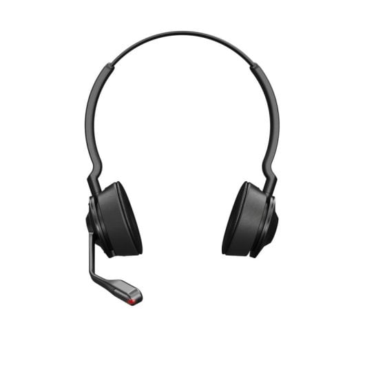 Casque Jabra sans fil DECT avec microphone antibruit, confort longue durée, noir titane