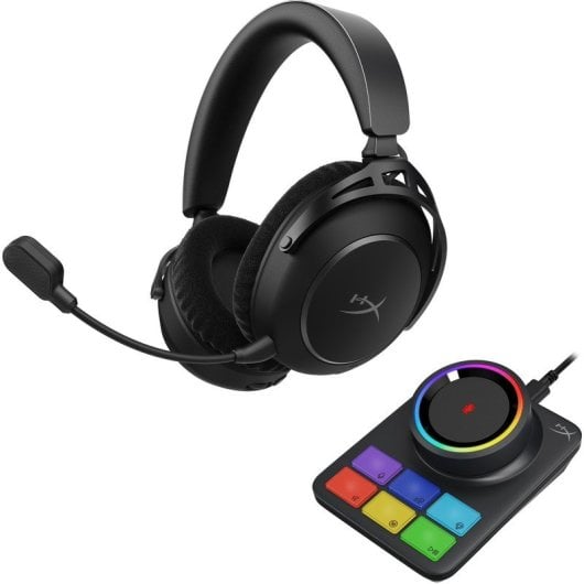 HyperX Cloud Alpha 2 Auriculares Gaming Inalámbricos con Base RGB y 250 h de Batería PC Negro