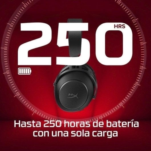 Auriculaires HyperX Cloud Alpha 2 Sans fil Bluetooth/2,4 GHz Gaming, Annulation de Bruit, Base RGB, Noir