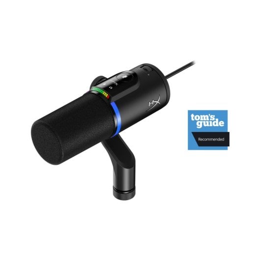 Microfono HyperX FlipCast USB XLR dinamico con montura antivibrazioni nero