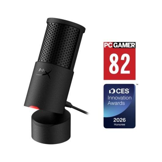 Microfono HyperX Solocast 2 USB cardioide nero con cavo da 2 m