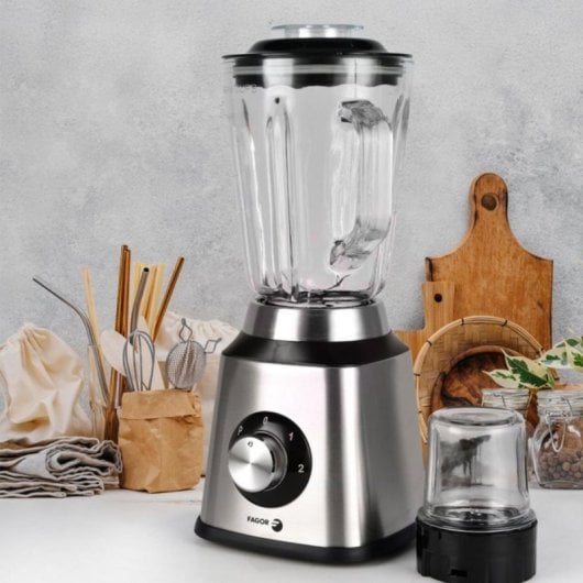 Batidora de vaso Fagor Coolmix One FGE04006 450W cristal 1.5L acero inoxidable