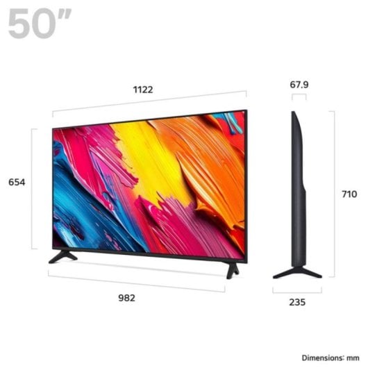 LG 50QNED70A6A Smart TV QNED 50" 4K Ultra HD webOS HDR10