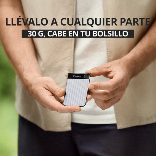 Grabadora IA Plaud Note Pro 64GB 4 Micrófonos AMOLED Dual Wi-Fi Bluetooth Aluminio Negro