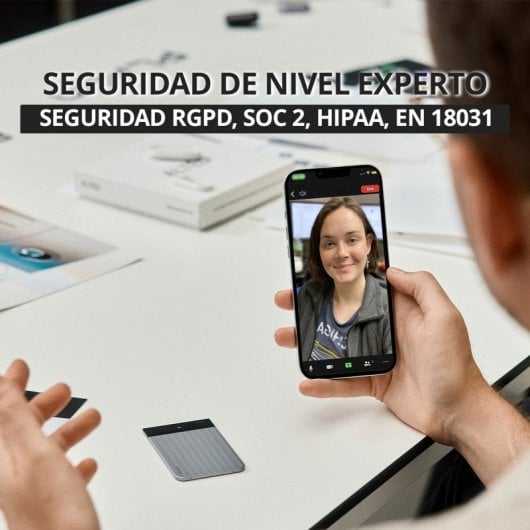 Grabadora IA Plaud Note Pro 64GB 4 Micrófonos AMOLED Dual Wi-Fi Bluetooth Aluminio Negro