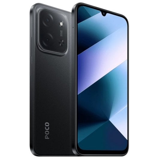 POCO C85 6GB 128GB 6.9" 120Hz Dual SIM 4G 6000mAh 33W 50MP IP64 Android 15 Negro