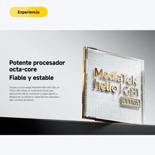 POCO C85 4G 6GB 128GB 6.9" Nero