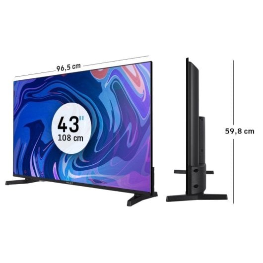 Nilait Prisma 43UD7004S 43" LED UHD 4K Smart TV VIDAA + Nilait Harmony Sound Bar Barra de Som 2.1