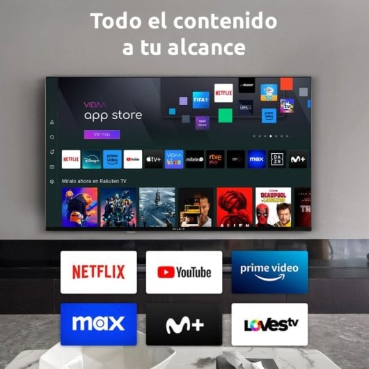 Nilait Prisma 43UD7004S 43" LED UHD 4K Smart TV VIDAA + Nilait Harmony Sound Bar Barra de Som 2.1