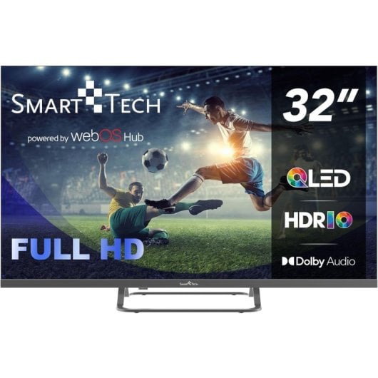 TV Smart Tech QLED 32QW01V 32" Full HD webOS Dolby Audio WiFi Bluetooth HDR10