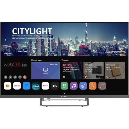 TV Smart Tech QLED 32QW01V 32" Full HD webOS Dolby Audio WiFi Bluetooth HDR10