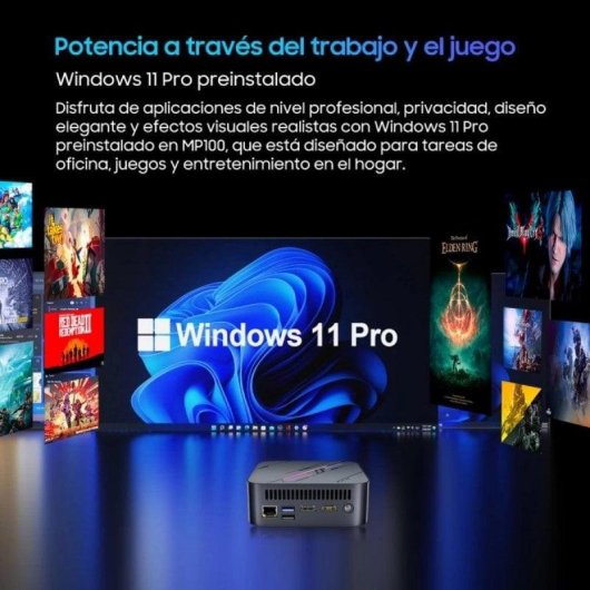 Desktop-PC Blackview MP100 AMD Ryzen 7 5825U 16GB 512GB SSD Windows 11 Pro Triple Display