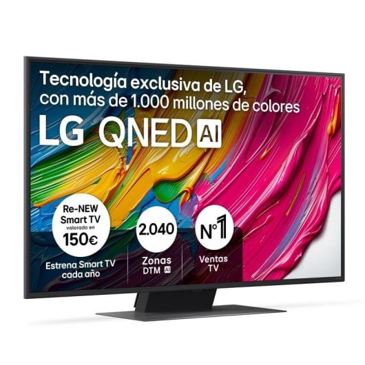 TV LG QNED 50QNED81A6A 50" 4K UltraHD 60Hz Smart TV WebOS HDR10 Dolby Digital Plus
