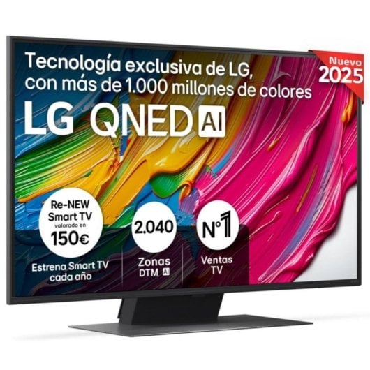 LG QNED AI 50QNED81A6A 50" 4K UltraHD Smart TV webOS HDR10 Dolby Digital Plus