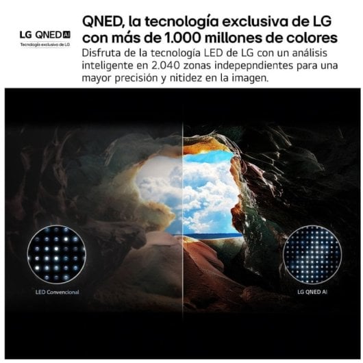 LG QNED AI 50QNED81A6A 50" 4K UltraHD Smart TV webOS HDR10 Dolby Digital Plus