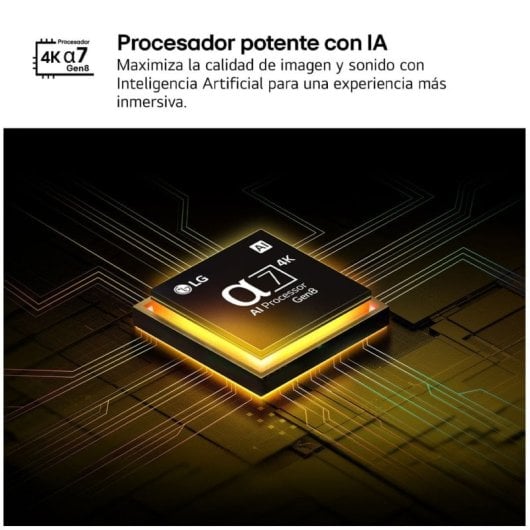 LG QNED AI 50QNED81A6A 50" 4K UltraHD Smart TV webOS HDR10 Dolby Digital Plus