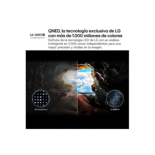 TV LG QNED AI 50QNED81A6A 50" 4K UltraHD 60Hz Smart TV WebOS HDR10 Dolby Digital Plus