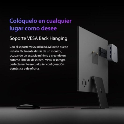 PC Sobremesa Blackview MP80 Intel N97 16GB 512GB SSD Triple HDMI WiFi5 VESA