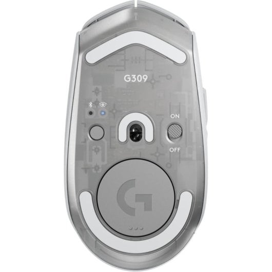 Maus Logitech kabellos 2560 DPI Gaming Weiß Bluetooth Multigeräte PTFE-Füße