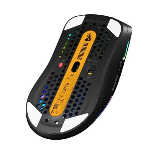 Glorious Model O 2 Mini Wired Rato USB 26000 DPI com RGB e 6 Botões Programáveis