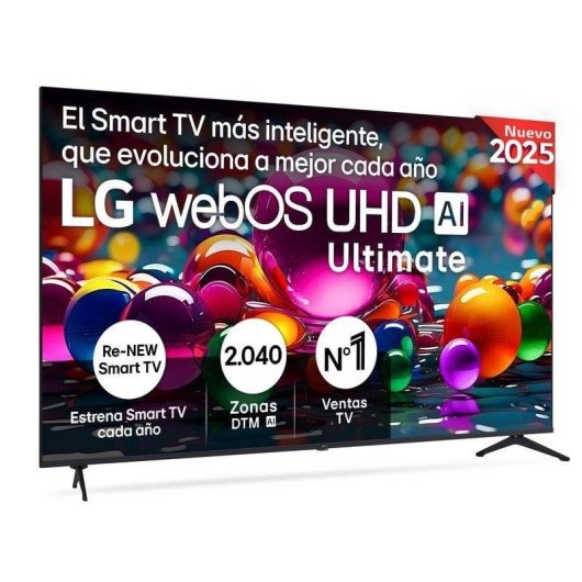 TV LG LED 75UA74006LB 75" 4K UltraHD 60Hz Smart TV WebOS HDR10 Pro AirPlay2