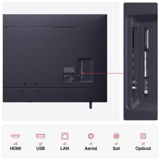 LG LED 75UA74006LB 75" 4K UHD Smart TV webOS 25 HDR10